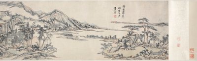 晴空下的绿峰：黄公望（1703-1708）。 作者 王元奇