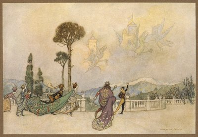 空中城堡》，选自《龙》。 作者 沃里克·戈布尔