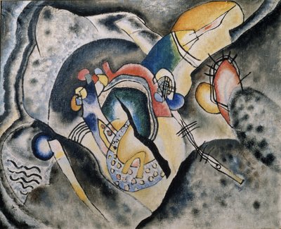 黑中风，1920 作者 瓦西里·康定斯基