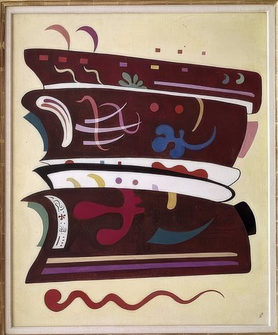 布伦补品。 1935年 作者 瓦西里·康定斯基
