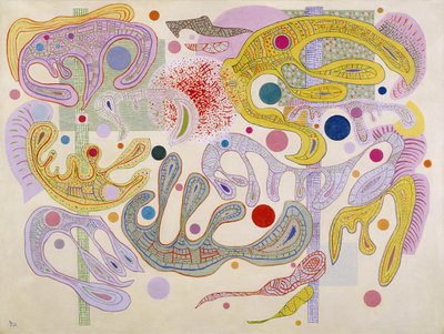反复无常的形式Formes capricieuses，1937年 作者 瓦西里·康定斯基