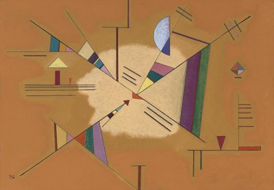 对角线，1930年 作者 瓦西里·康定斯基