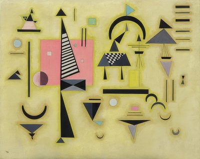 终极粉红色。 1932年 作者 瓦西里·康定斯基