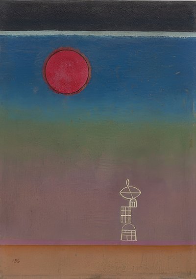 蕨类。 1930年 作者 瓦西里·康定斯基