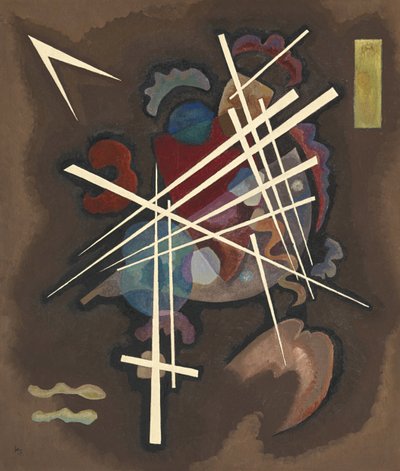 ""Filet"" (Netting) Peinture de Vassily Kandinsky (ou Wassily Kandinski ou Kandinskij 作者 瓦西里·康定斯基