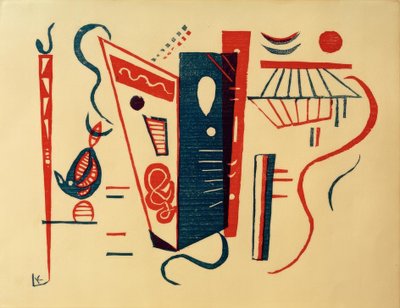 XX的木刻。 siècle，第5-6号 作者 瓦西里·康定斯基