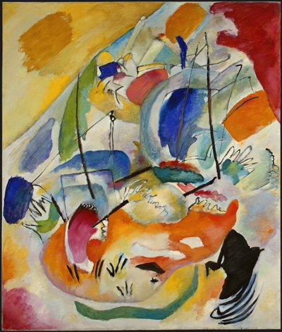 即兴创作31海战 作者 Wassily Kandinsky