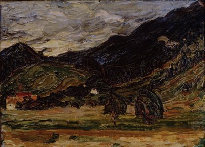 风景，1918年 作者 瓦西里·康定斯基