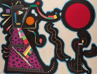 Le Rond rouge, 1939. 作者 瓦西里·康定斯基