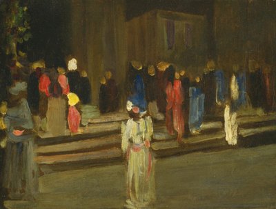 圣云公园，入口，1906年 作者 瓦西里·康定斯基