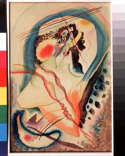 无意义的绘画瓦西里-康定斯基（或 Wassily Kandinski 或 Kandinskij）的作品 作者 瓦西里·康定斯基