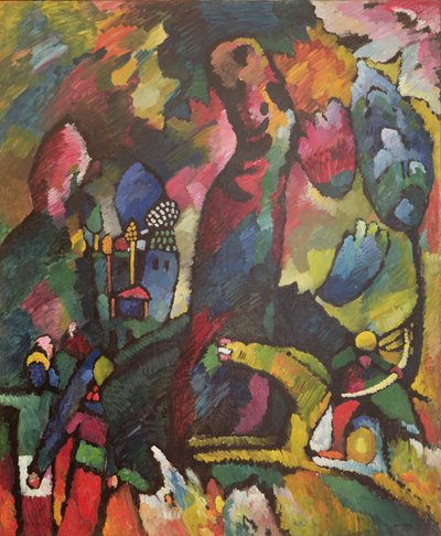 图片与射手，1909年 作者 Wassily Kandinsky