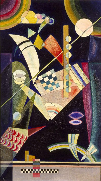 锋利的硬度，1926年 作者 瓦西里·康定斯基