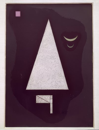 尖白色。 1930年 作者 瓦西里·康定斯基