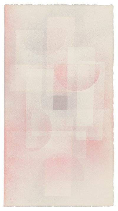 雾中广场； Quadrat im Nebel 作者 瓦西里·康定斯基