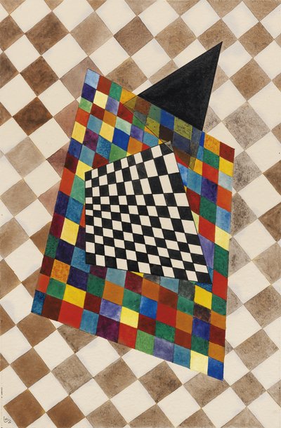 平方，1925年 作者 瓦西里·康定斯基