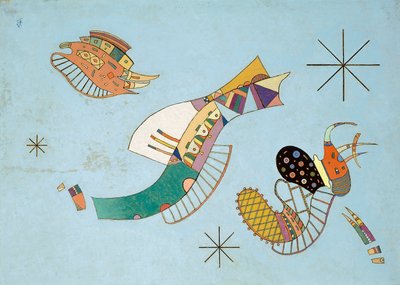 三颗星 作者 瓦西里·康定斯基