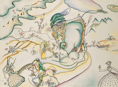 琐事III;巴加泰伦三世 作者 瓦西里·康定斯基