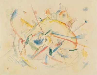无题，1915年。 作者 瓦西里·康定斯基