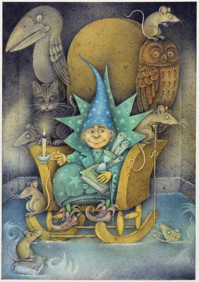 巫师的学徒》，2000 年（混合媒介） 作者 韦恩·安德森