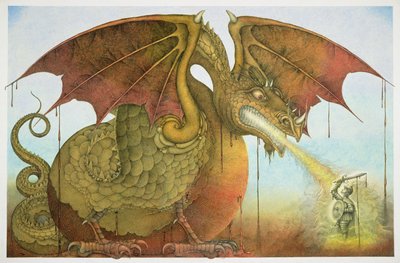 圣乔治与龙 作者 韦恩·安德森