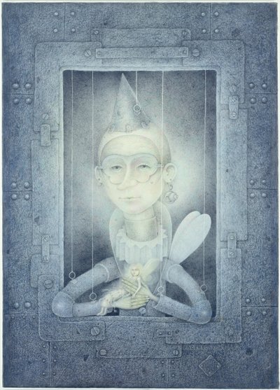 仙女捕手》，2005 年（混合媒介） 作者 韦恩·安德森