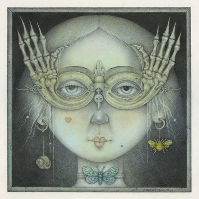 化妆舞会》，2016 年（混合媒介） 作者 韦恩·安德森