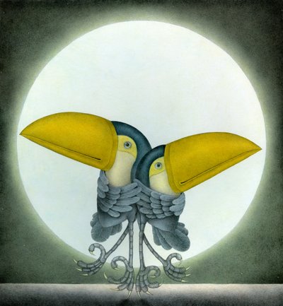 巨嘴鸟罐头》，2010 年（混合媒介） 作者 韦恩·安德森