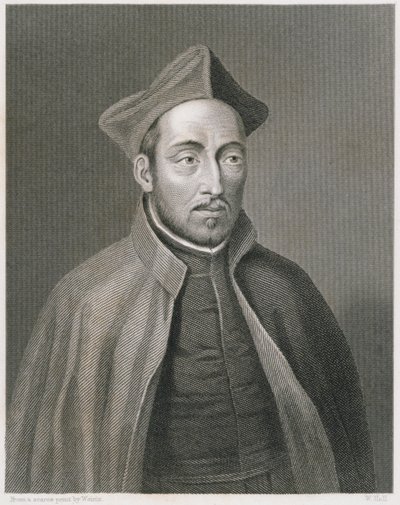 Ignatius de Loyola，由W. Holl雕刻，来自世界宗教，由A. Fullarton＆Co。出版。 作者 威力士