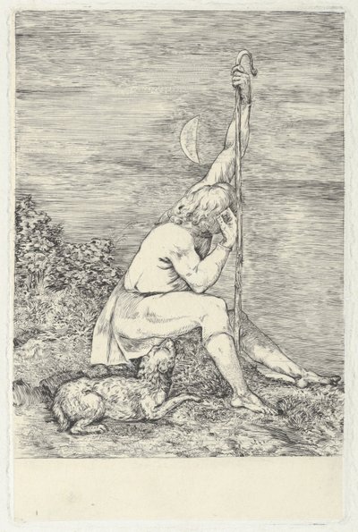 牧羊人》，1828年。 作者 韦尔比·谢尔曼