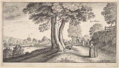 奥尔伯里（1625-77）。 作者 瓦茨劳斯·霍拉尔
