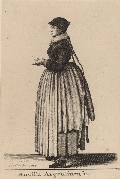 Ancilla Argentinensis, 1643. 作者 瓦茨劳斯·霍拉尔