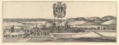 Ansbach和Coburg，两个视图a和b。中的a，1625-77。 作者 瓦茨劳斯·霍拉尔