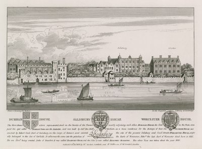 Durham House，Salisbury House和Worcester House 作者 瓦茨劳斯·霍拉尔