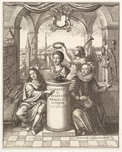 巴塞罗那皇家学会历史的主题作者：Thomas Spratt，pub。 1702 作者 瓦茨劳斯·霍拉尔
