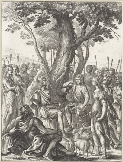 牧羊人 Meliboeus 评论牧羊人 Corydon 和 Thyrsis 的戏剧
维吉尔作品（丛书名） 作者 瓦茨劳斯·霍拉尔