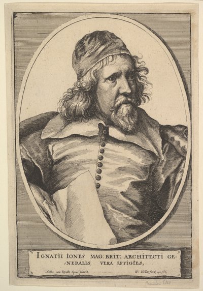 Inigo Jones，1655年。 作者 瓦茨劳斯·霍拉尔