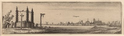 坎彭，约1632年。 作者 瓦茨劳斯·霍拉尔