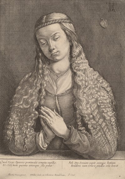 凯瑟琳-弗莱格林，1646年。 作者 瓦茨劳斯·霍拉尔