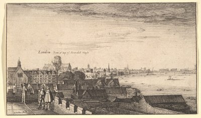 伦敦，阿伦德尔故居（Arundel House），1643年。 作者 瓦茨劳斯·霍拉尔