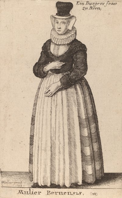 Mulier Bernsis，1649年。 作者 瓦茨劳斯·霍拉尔