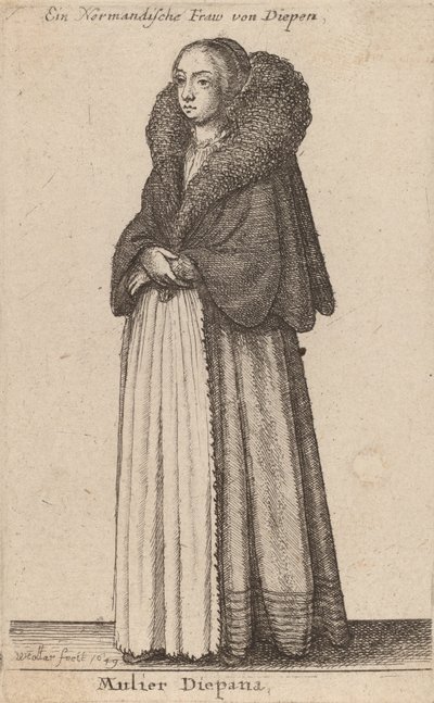 Mulier Diepana，1649年。 作者 瓦茨劳斯·霍拉尔