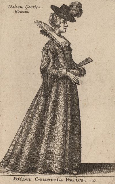 Mulier Generosa Italica. 作者 瓦茨劳斯·霍拉尔