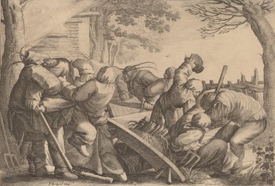 农民争吵，1646年。 作者 瓦茨劳斯·霍拉尔