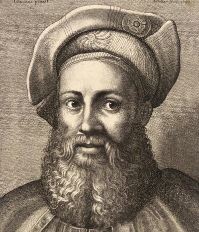 Pietro Aretino的肖像，c.1670 作者 瓦茨劳斯·霍拉尔
