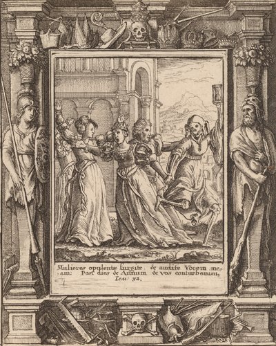 女王，1651年。 作者 瓦茨劳斯·霍拉尔