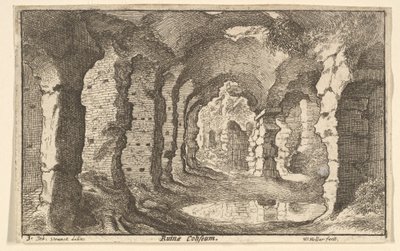 Ruinae Coliseum，约1650年。 作者 瓦茨劳斯·霍拉尔