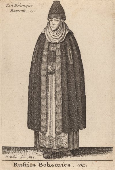 Rustica Bohemica, 1643. 作者 瓦茨劳斯·霍拉尔