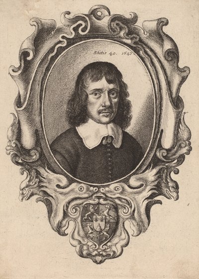 自画像》，1647年。 作者 瓦茨劳斯·霍拉尔