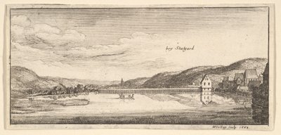 斯图加特：湖，1663-65年。 作者 瓦茨劳斯·霍拉尔